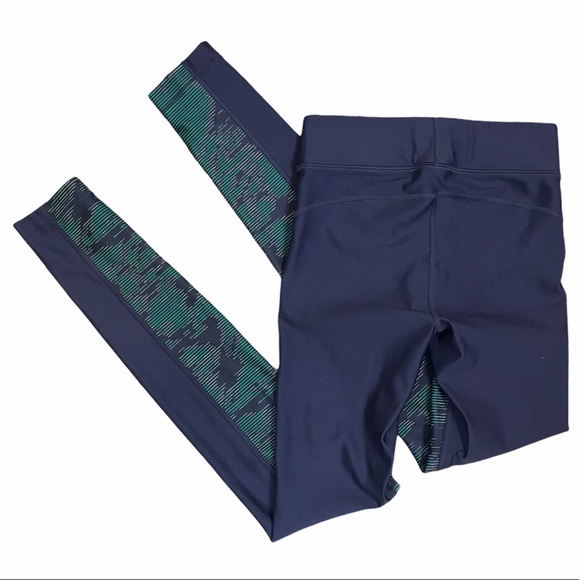 Under Armour HeatGear CompressionLeggings XS BL/GR - Picture 2 of 7